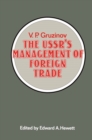 The USSR's Management of Foreign Trade - eBook