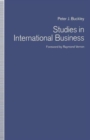Studies in International Business - Book