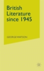 British Literature since 1945 - Book