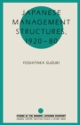 Japanese Management Structures, 1920-80 - eBook