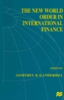 The New World Order in International Finance - eBook