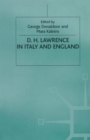 D. H. Lawrence in Italy and England - Book