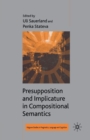 Presupposition and Implicature in Compositional Semantics - Book