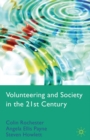 Volunteering and Society in the 21st Century - Book
