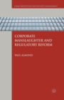 Corporate Manslaughter and Regulatory Reform - Book