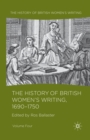 The History of British Women's Writing, 1690 - 1750 : Volume Four - Book