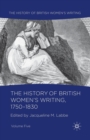 The History of British Women's Writing, 1750-1830 : Volume Five - Book