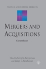 Mergers and Acquisitions : Current Issues - Book