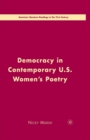 Democracy in Contemporary U.S. Women’s Poetry - Book