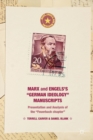 Marx and Engels's "German ideology" Manuscripts : Presentation and Analysis of the "Feuerbach chapter" - Book