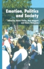 Emotion, Politics and Society - Book