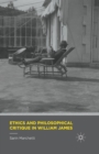 Ethics and Philosophical Critique in William James - Book
