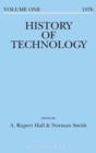 History of Technology Volume 1 - Book