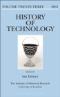 History of Technology Volume 23 - eBook