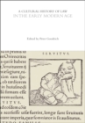 A Cultural History of Law in the Early Modern Age - eBook