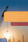 Construction Contract Preparation and Management : From concept to completion - eBook
