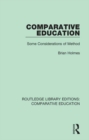 Comparative Education : Some Considerations of Method - eBook