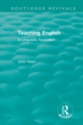 Teaching English : A Linguistic Approach - eBook