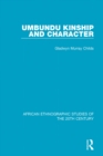 Umbundu Kinship and Character - eBook