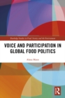 Voice and Participation in Global Food Politics - eBook