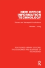 New Office Information Technology : Human and Managerial Implications - eBook