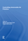 Controlling Automobile Air Pollution - eBook