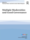 Multiple Modernities and Good Governance - eBook