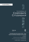 Storytelling: Beyond the Academic Article - Using Fiction, Art and Literary Techniques to Communicate : A special theme issue of The Journal of Corporate Citizenship (Issue 54) - eBook