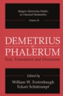 Demetrius of Phalerum : Text, Translation and Discussion - eBook
