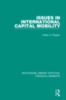Issues in International Captial Mobility - eBook