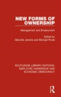 New Forms of Ownership : Management and Employment - eBook