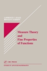 Measure Theory and Fine Properties of Functions - LawrenceCraig Evans
