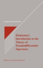 Elementary Introduction to the Theory of Pseudodifferential Operators - eBook