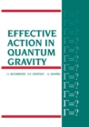 Effective Action in Quantum Gravity - eBook
