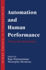 Automation and Human Performance : Theory and Applications - eBook