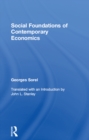 Social Foundations of Contemporary Economics - eBook