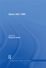 Opera after 1900 - eBook