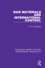 Raw Materials and International Control - eBook