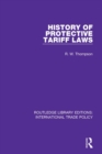 History of Protective Tariff Laws - eBook