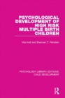 Psychological Development of High Risk Multiple Birth Children - eBook