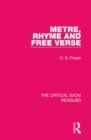 Metre, Rhyme and Free Verse - eBook