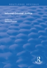 Informal Criminal Justice - eBook