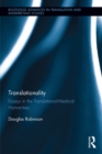 Translationality : Essays in the Translational-Medical Humanities - eBook
