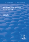 The Institutions of Local Development - eBook