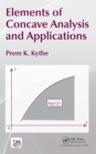 Elements of Concave Analysis and Applications - eBook