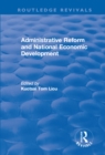 Administrative Reform and National Economic Development - eBook