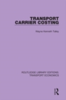 Transport Carrier Costing - eBook