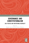 Governance and Constitutionalism : Law, Politics and Institutional Neutrality - eBook