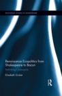 Renaissance Ecopolitics from Shakespeare to Bacon : Rethinking Cosmopolis - eBook
