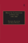 Didactic Literature in England 1500-1800 : Expertise Constructed - eBook